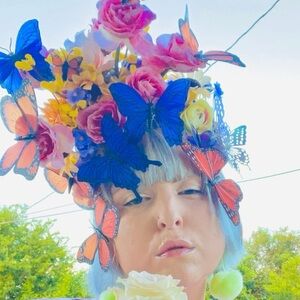 Butterfly Garden Flower Crown